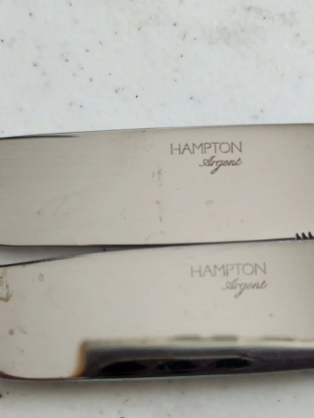HAMPTON Argent Silverware Flatware Stainless Steel Set of 12 Spoons Forks Knives